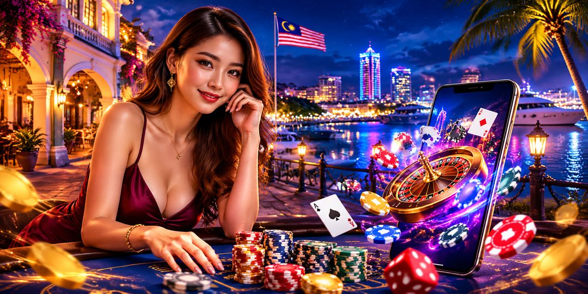 Pengguna Malaysia mengakses sukan maya melalui telefon pintar dengan grafik animasi